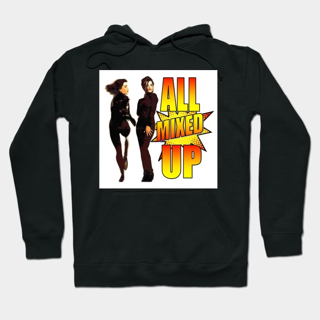 Pow Wow It's All Mixed Up Gayle & Gillian Blakeney (The Twins) Hoodie by FashionGoesPop